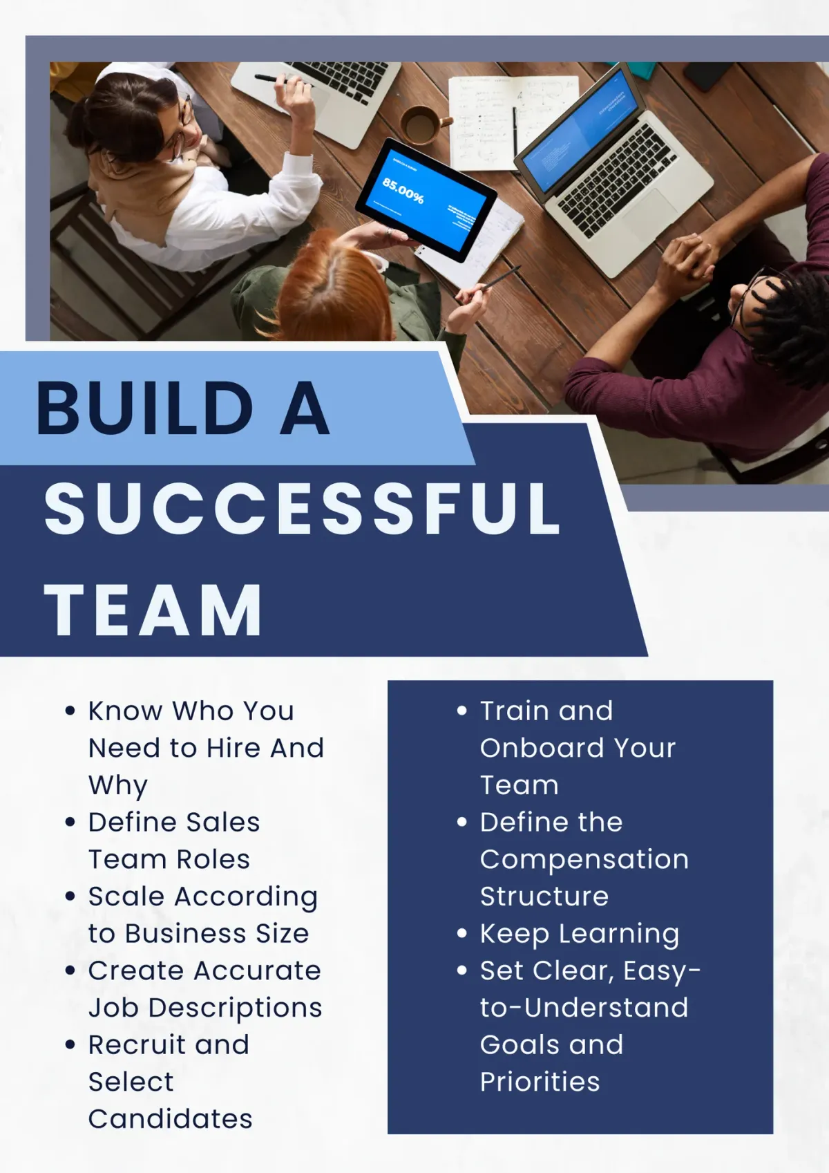 How to Build a Sales Team for a Tech Product